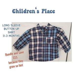 Children's Place Button Up Shirt 0-3